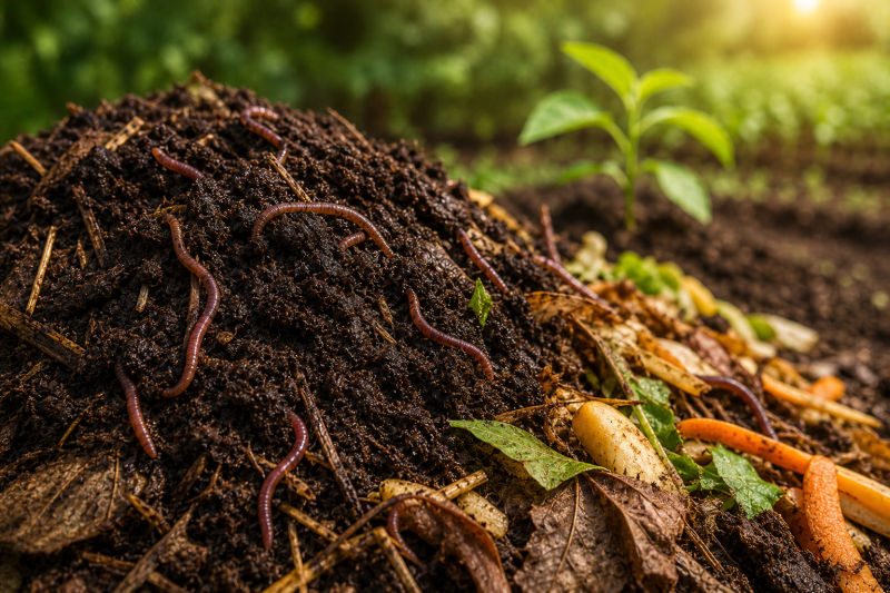 Vermicompost and the Living Root Zone: How Biological Organic Matter Supports Healthier Soil